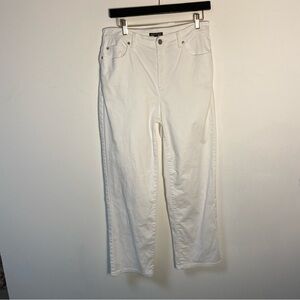 Eileen Fisher Women’s Jeans White Organic Cotton Size 8